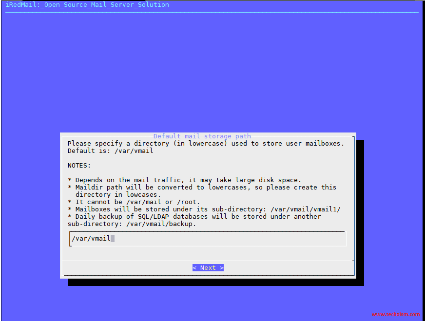 iRedMail Install 2