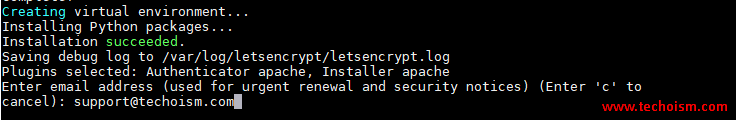 Let's Encrypt Install 2